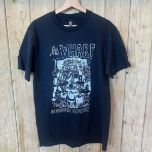 Tee shirt Le wharf X pentagram_pizza